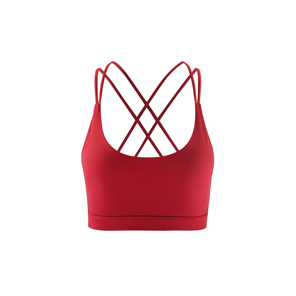 Cross-Over Back Sports Bra