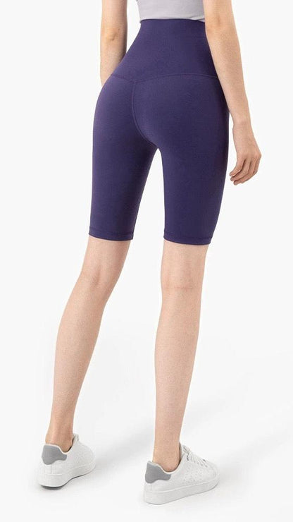 High-waisted Seamless Biker Shorts