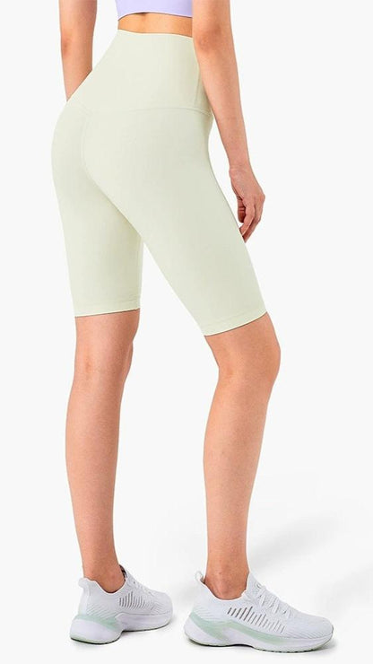 High-waisted Seamless Biker Shorts