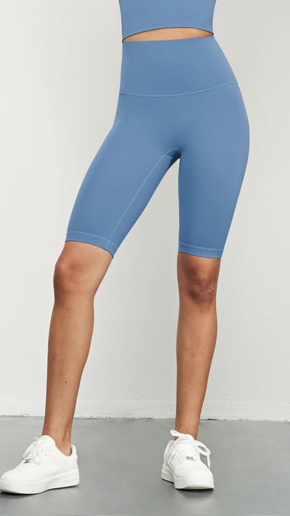 High-waisted Seamless Biker Shorts