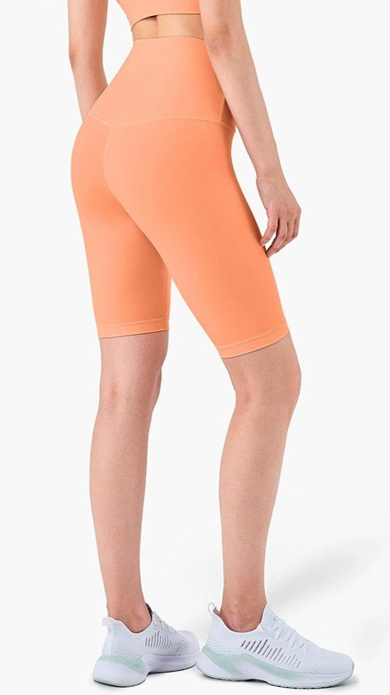 High-waisted Seamless Biker Shorts