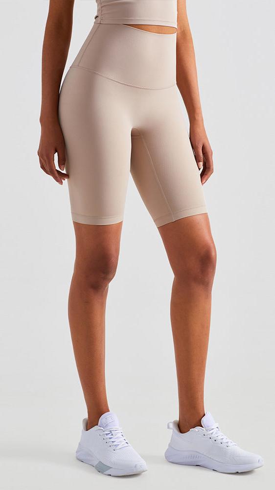 High-waisted Seamless Biker Shorts