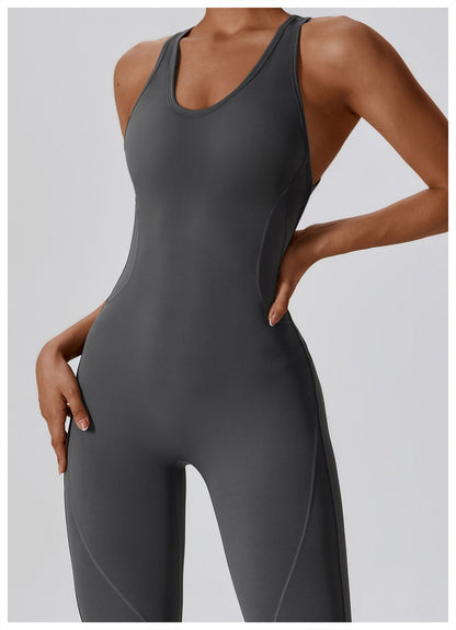 MotionLux Scoopneck Active Jumpsuit