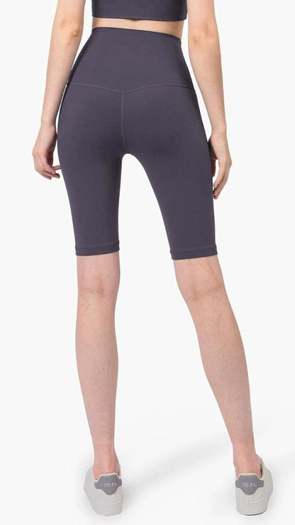 High-waisted Seamless Biker Shorts