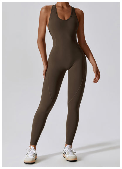 MotionLux Scoopneck Active Jumpsuit