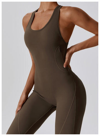 MotionLux Scoopneck Active Jumpsuit