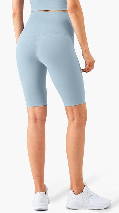 High-waisted Seamless Biker Shorts