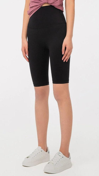 High-waisted Seamless Biker Shorts