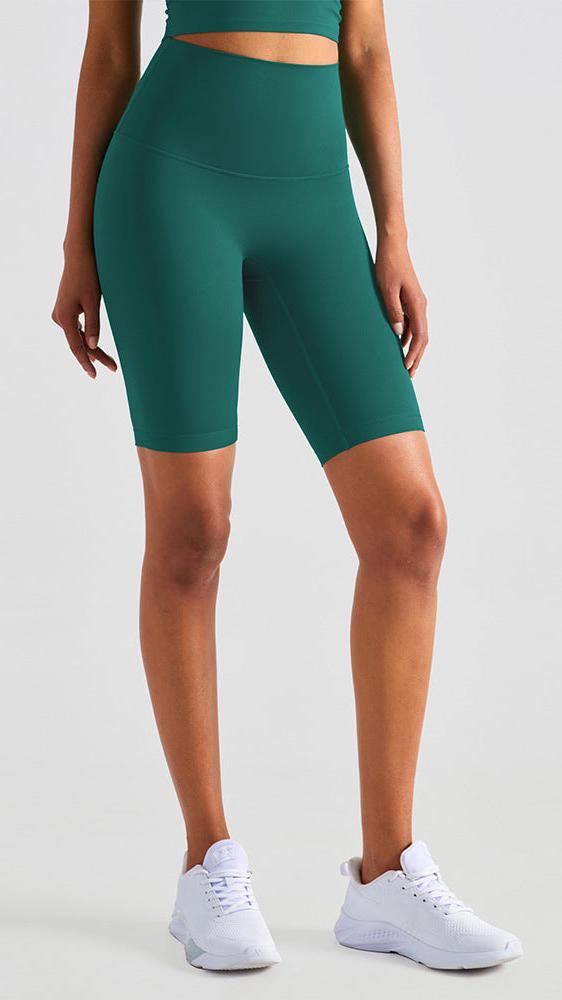 High-waisted Seamless Biker Shorts