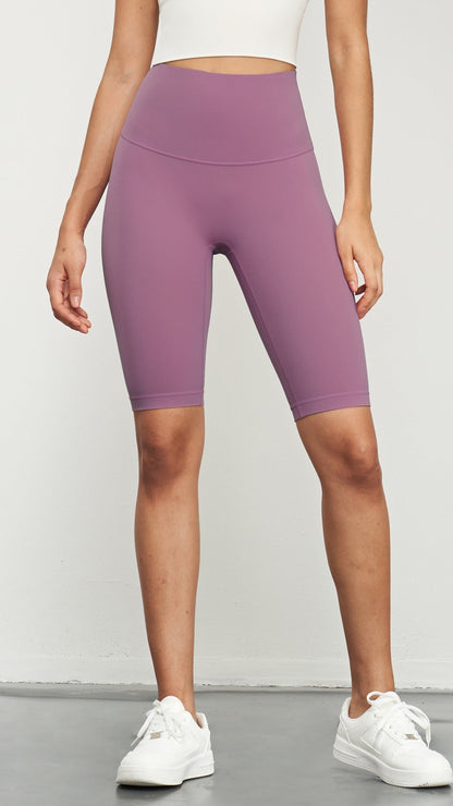 High-waisted Seamless Biker Shorts