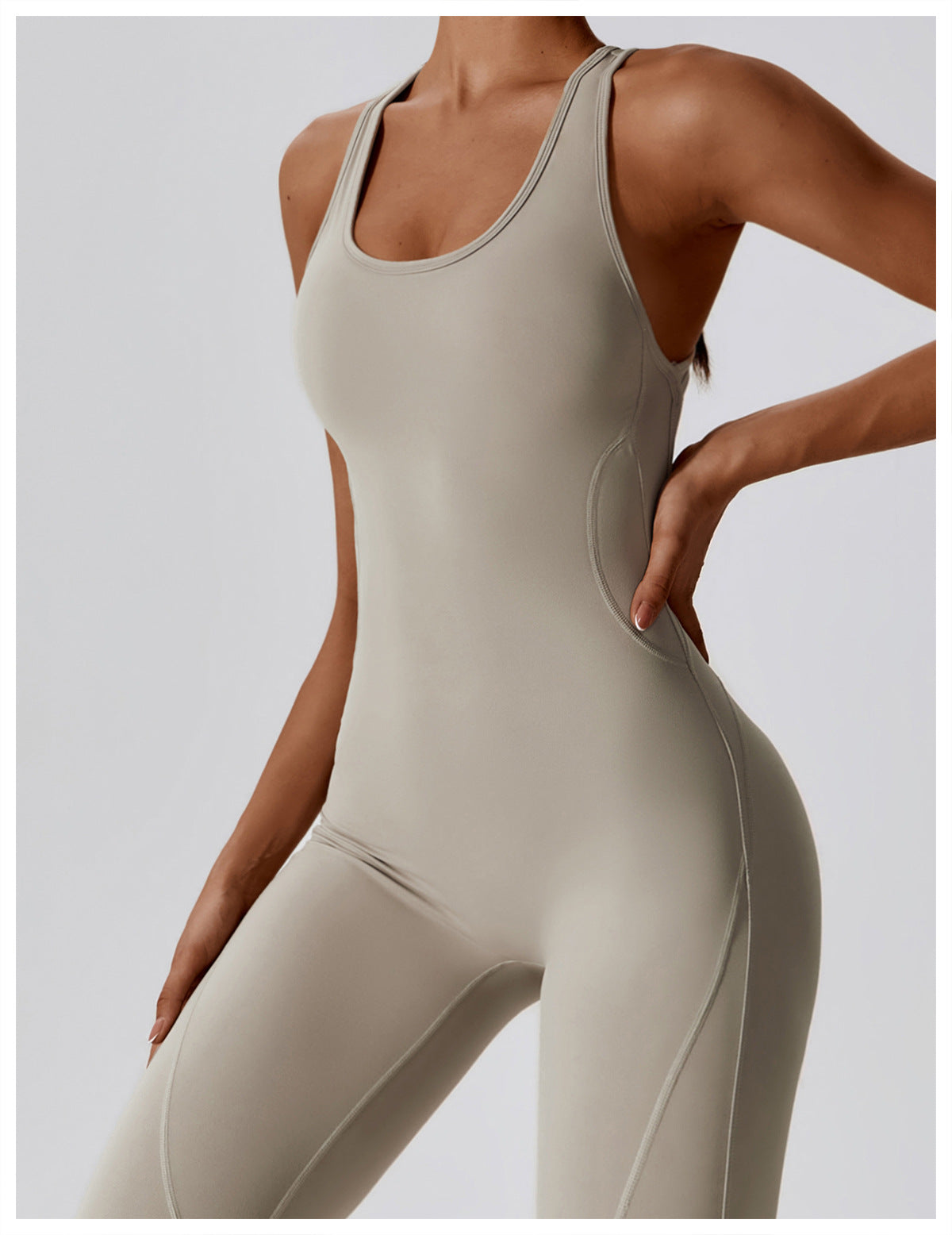 MotionLux Scoopneck Active Jumpsuit